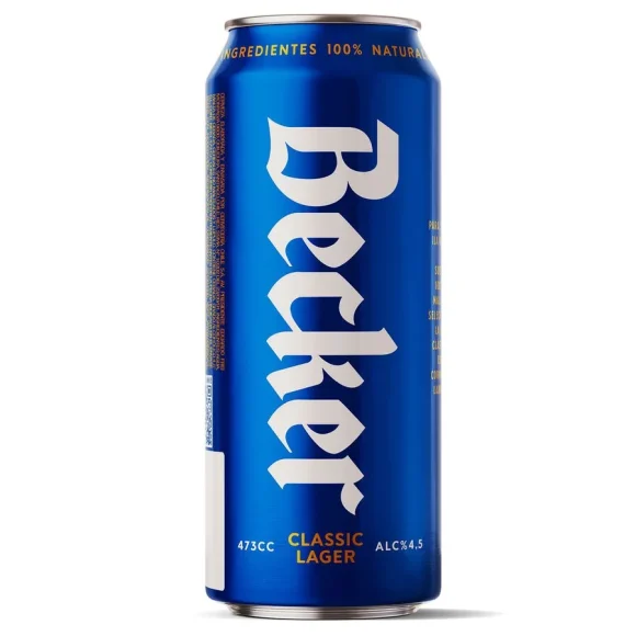 CERVEZA BECKER 473 CC LATA G 4,5