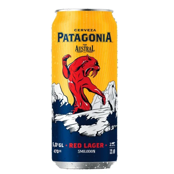 CERV AUST RED LAGER PATAGONIA 470CC LATA G 4,8