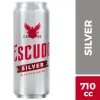 CERVEZA ESCUDO SILVER LATON 710 CC G 5,0