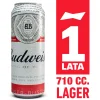CERVEZA BUDWEISER 710 CC LATA G 5,0